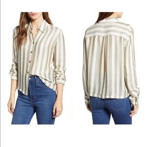 Socialite striped blouse